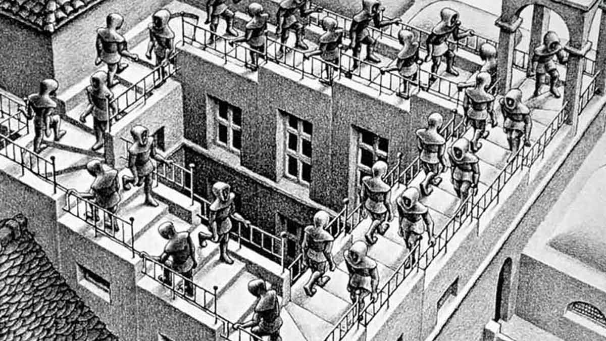 La scala infinita di Escher di Francesco BrioWeb Russo Consulente Marketing | Neuromarketing | Coaching | Leadership | Venezia