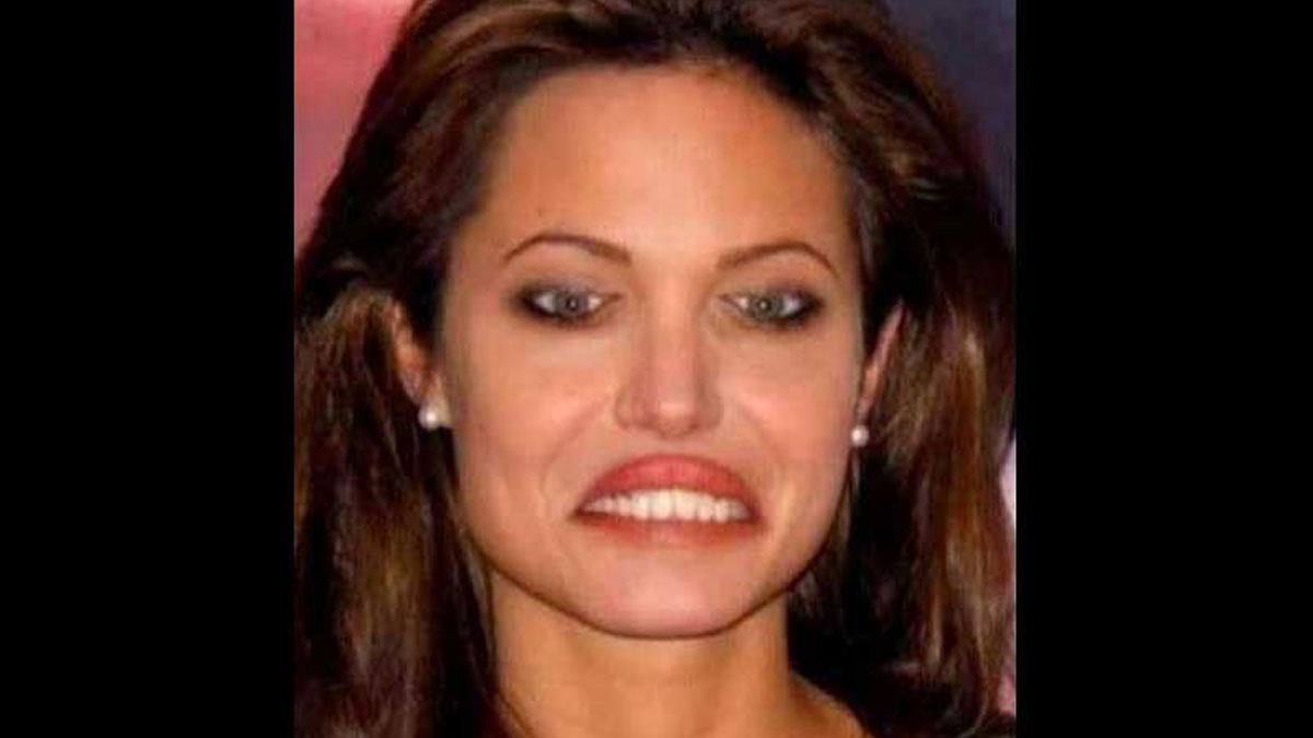 Il volto di Agenlina Jolie deformato di Francesco BrioWeb Russo Consulente Marketing | Neuromarketing | Coaching | Leadership | Venezia